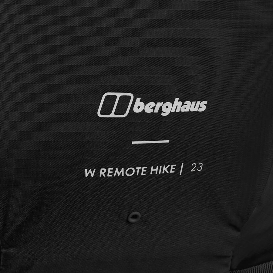 womens remote hike f23 backpack - black berghaus