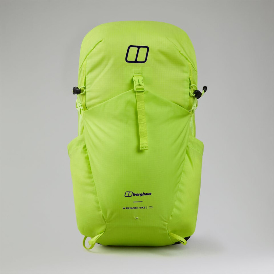 womens remote hike f23 backpack - yellow berghaus