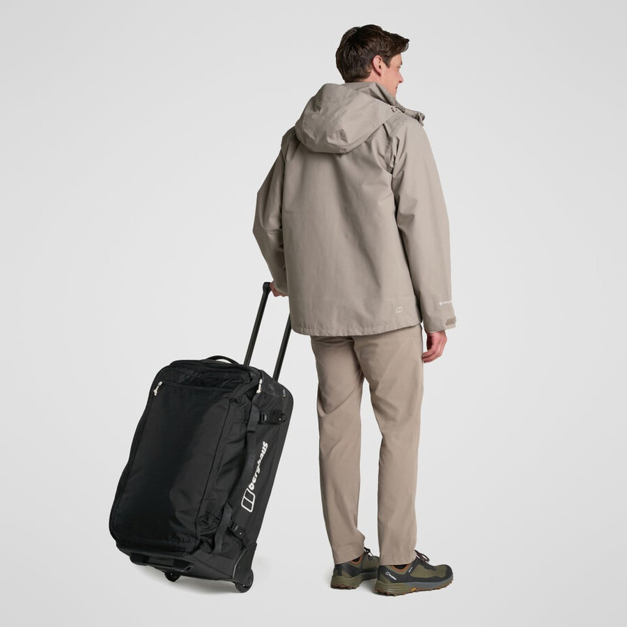 unisex xodus 100l wheeled bag - black berghaus