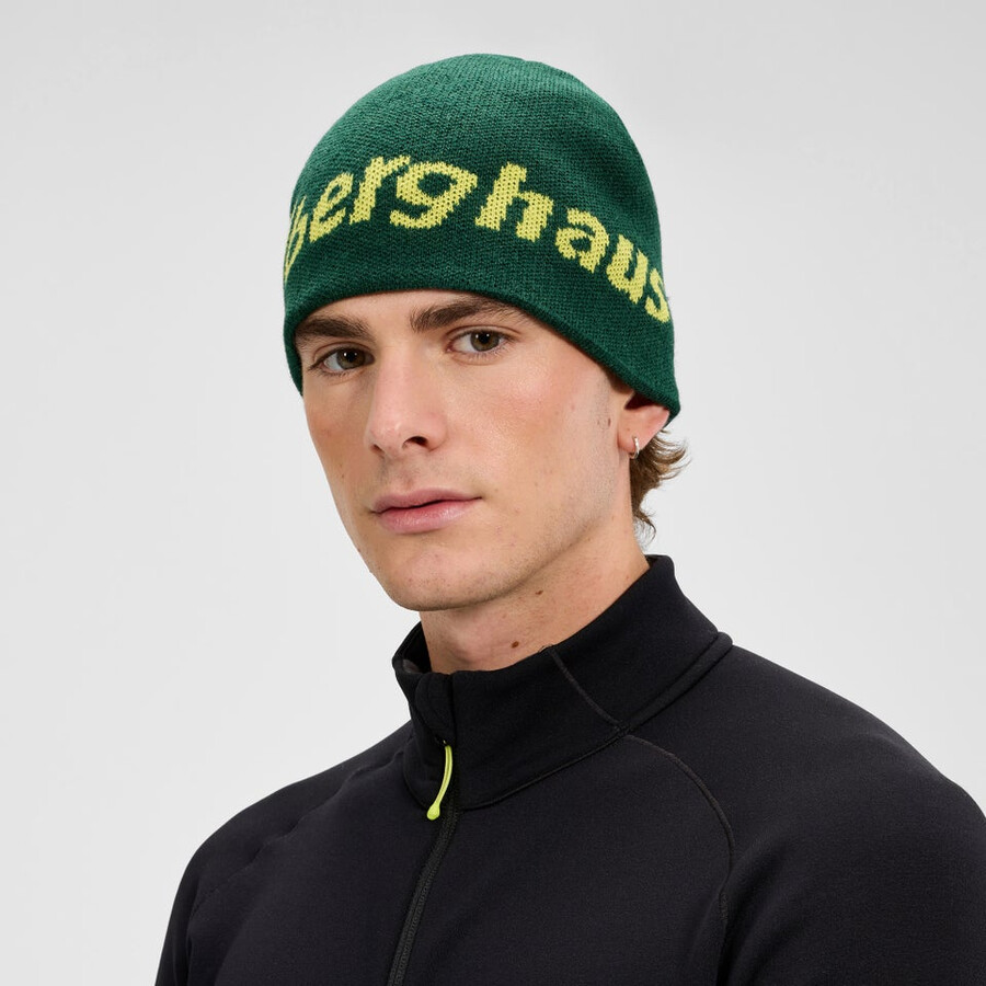unisex blocks beanie - greenyellow berghaus