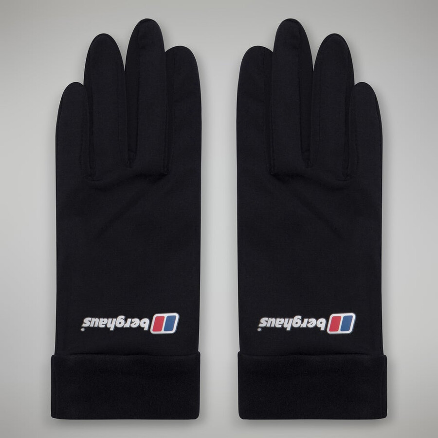 unisex berghaus glove liner - black berghaus