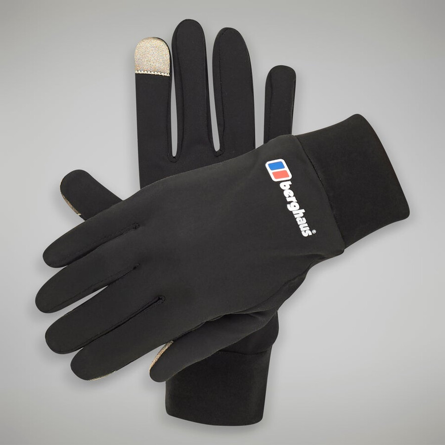unisex berghaus glove liner - black berghaus