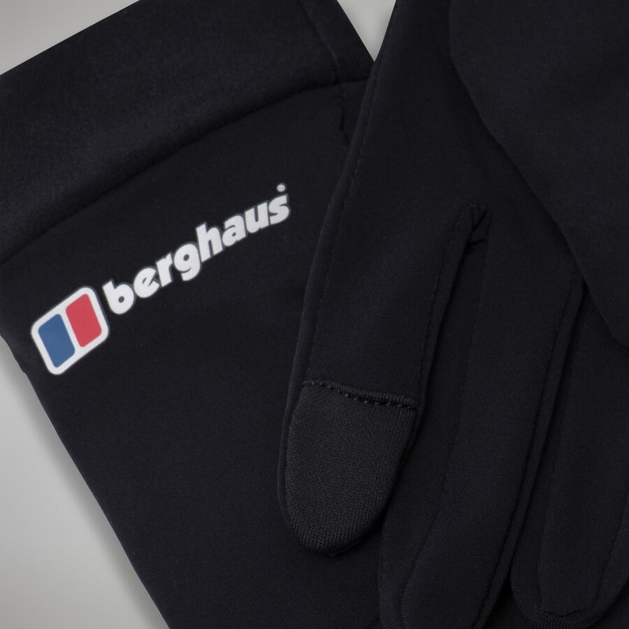 unisex berghaus glove liner - black berghaus
