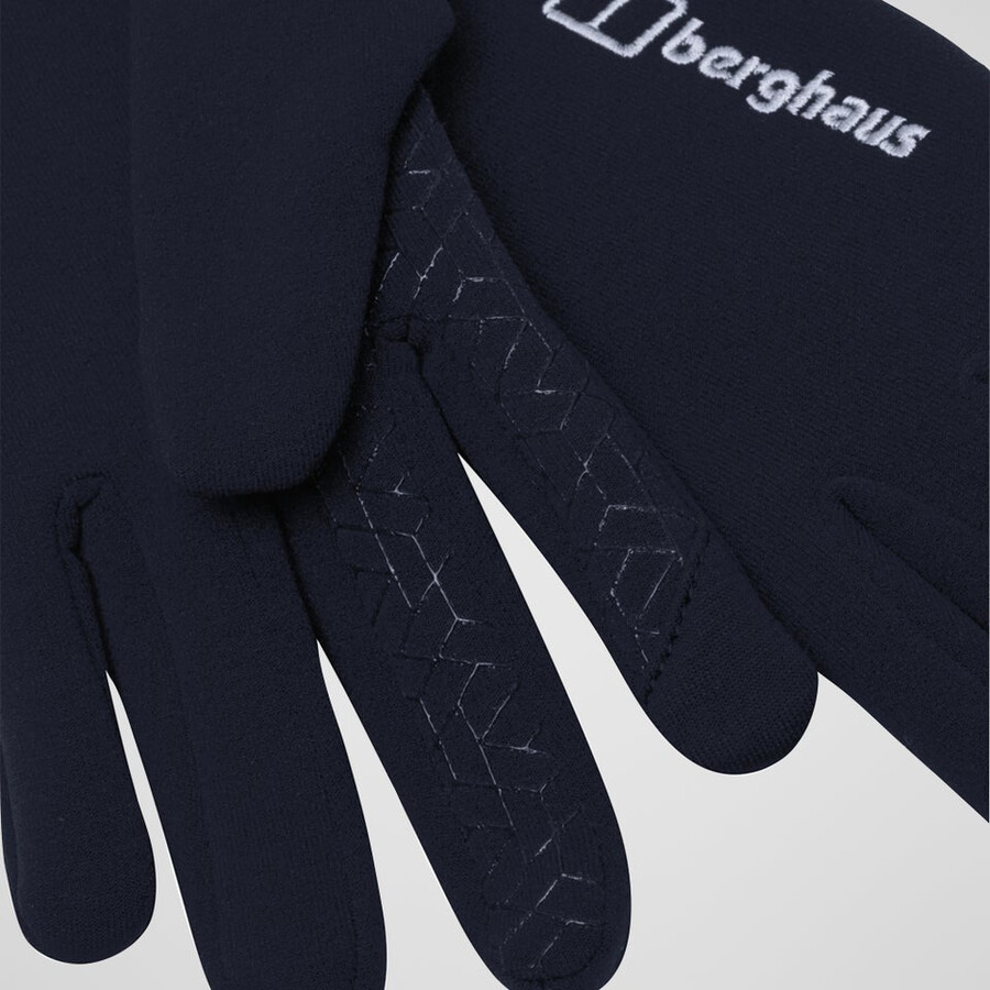 polartec interact glove - blue berghaus