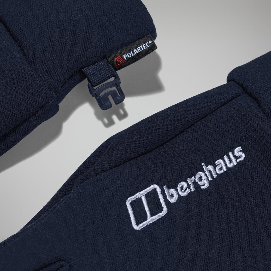 polartec interact glove - blue berghaus