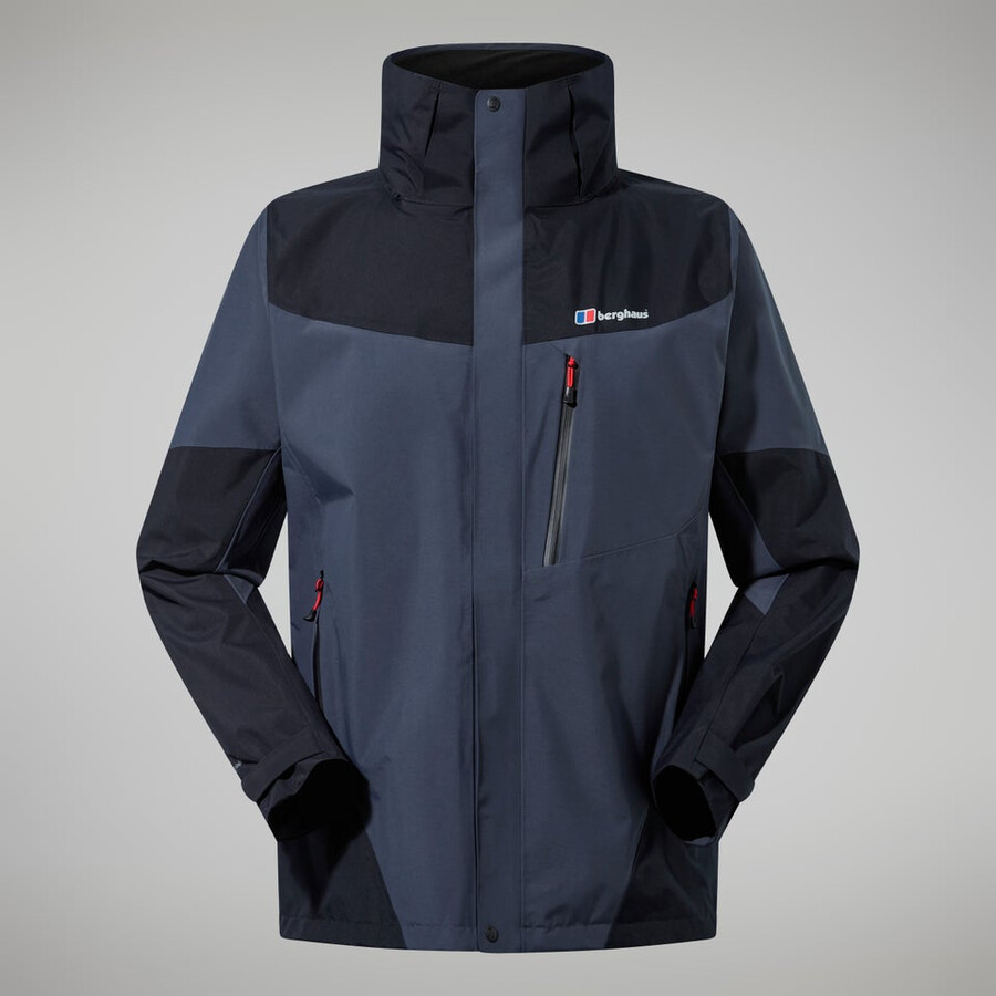 mens arran gemini 3in1 jacket - dark greyblack berghaus