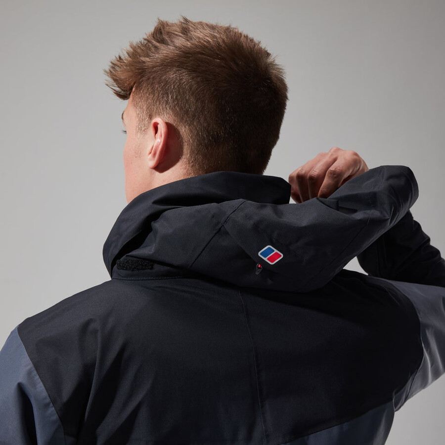 mens arran gemini 3in1 jacket - dark greyblack berghaus
