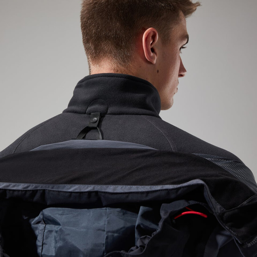 mens arran gemini 3in1 jacket - dark greyblack berghaus