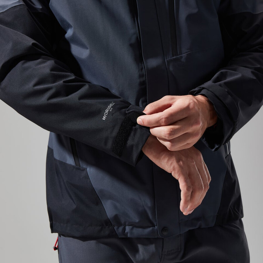 mens arran gemini 3in1 jacket - dark greyblack berghaus