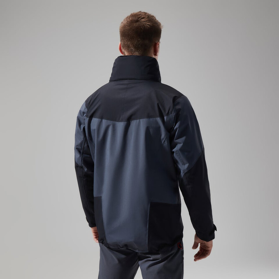 mens arran gemini 3in1 jacket - dark greyblack berghaus