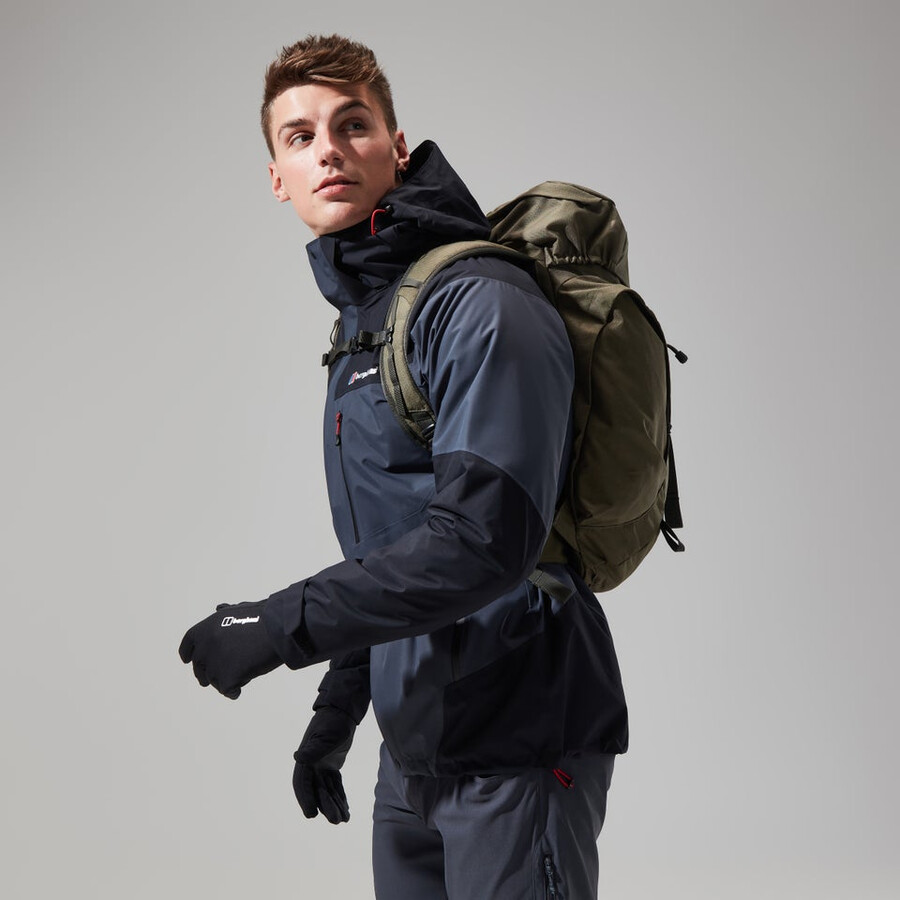 mens arran gemini 3in1 jacket - dark greyblack berghaus