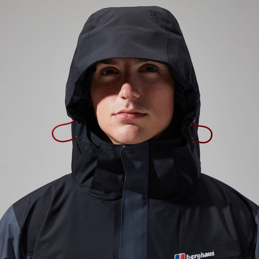 mens arran gemini 3in1 jacket - dark greyblack berghaus