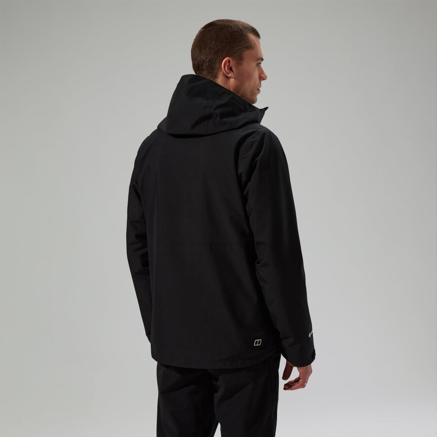 mens bramblfell gemini gore-tex waterproof 3in1 jacket - black berghaus