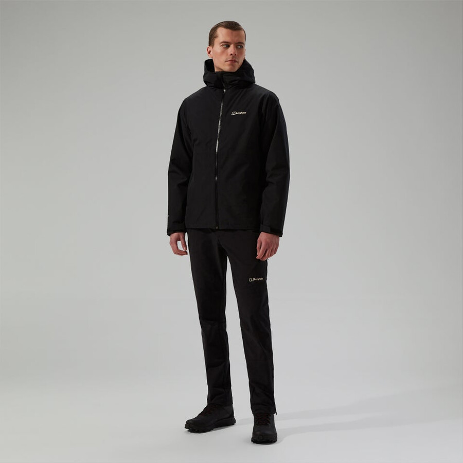 mens bramblfell gemini gore-tex waterproof 3in1 jacket - black berghaus