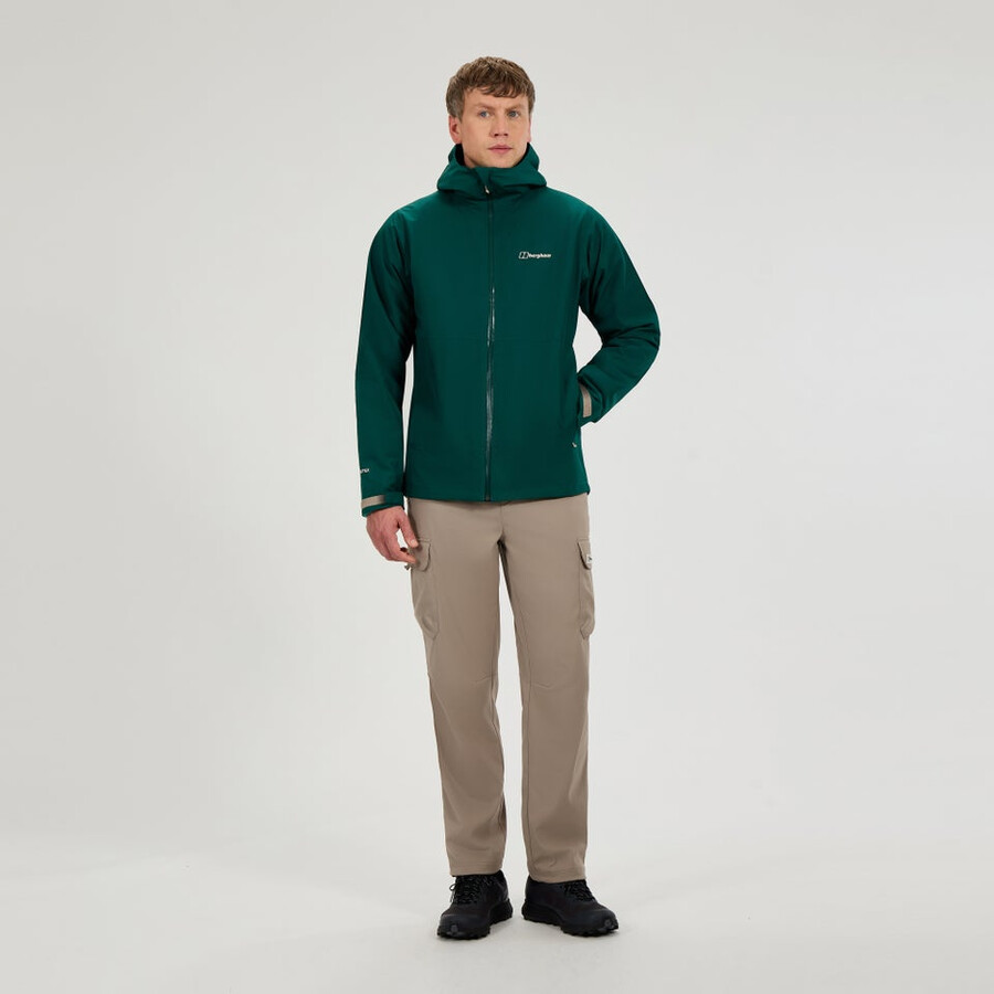 mens bramblfell gemini gore-tex waterproof 3in1 jacket - green berghaus