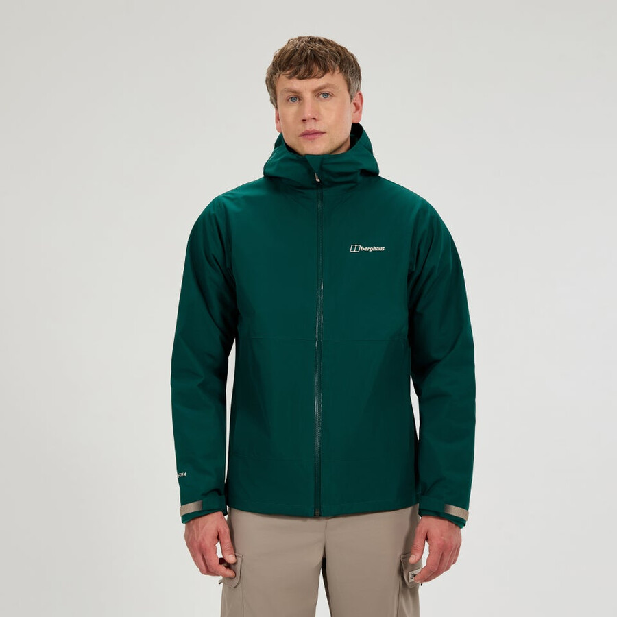 mens bramblfell gemini gore-tex waterproof 3in1 jacket - green berghaus