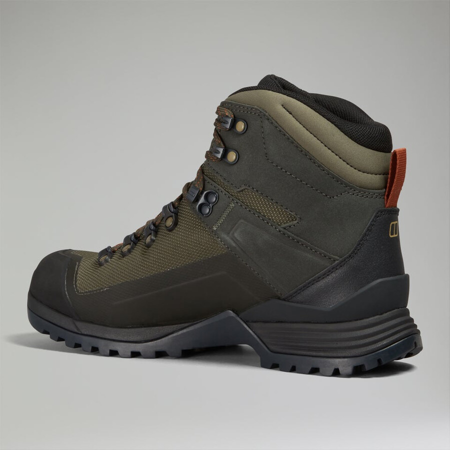 mens storm trek gore-tex boot - browndark green berghaus