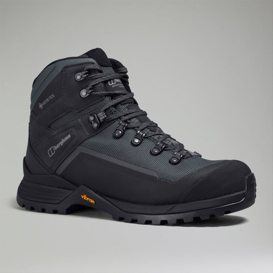 mens storm trek gore-tex waterproof boot - greyblack berghaus