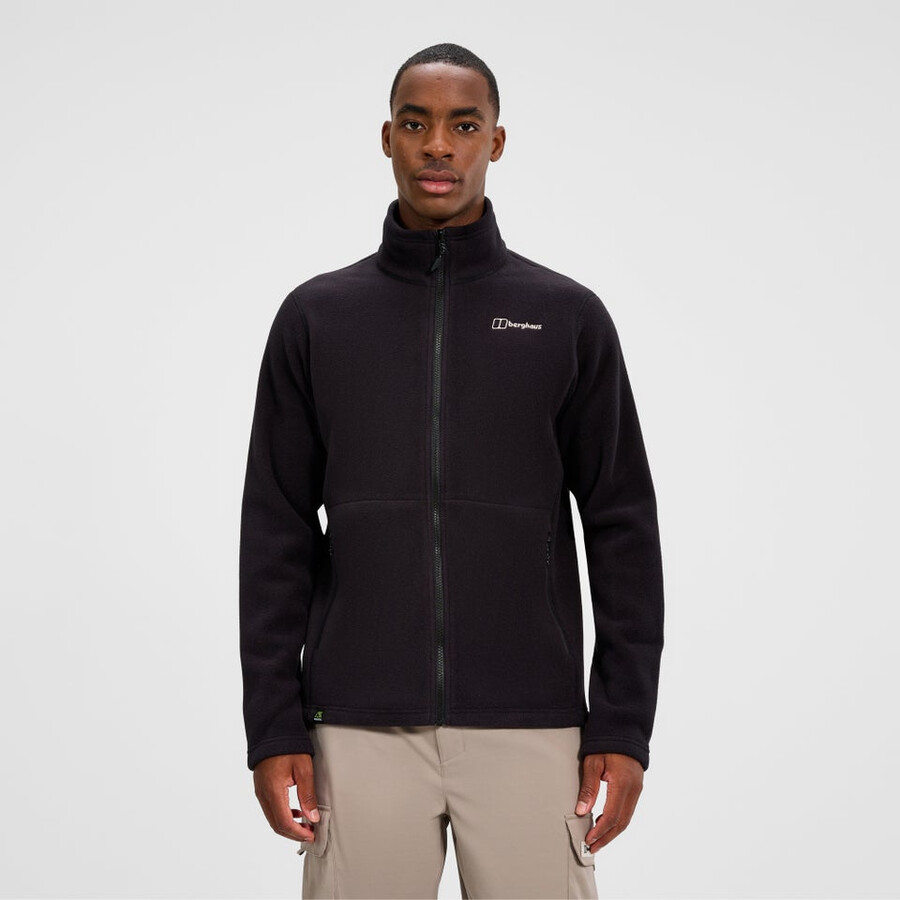 mens prism interactive polartec fleece jacket - black berghaus