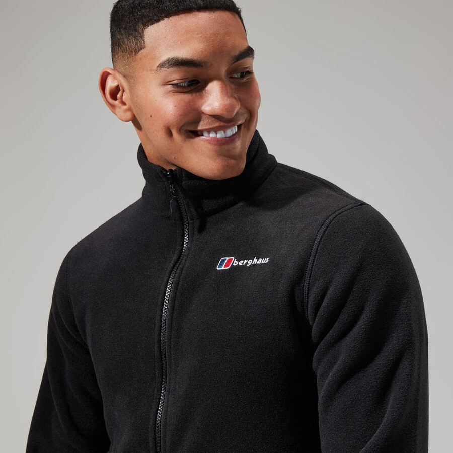 mens prism polartec interactive jacket - black berghaus