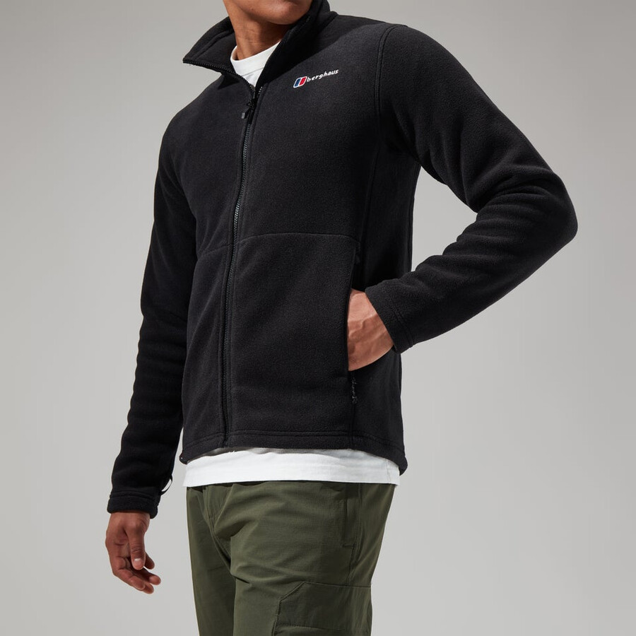 mens prism polartec interactive jacket - black berghaus