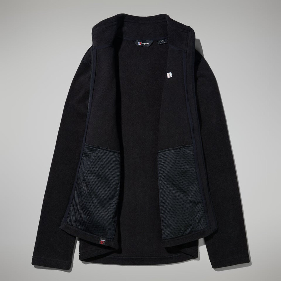 mens prism polartec interactive jacket - black berghaus