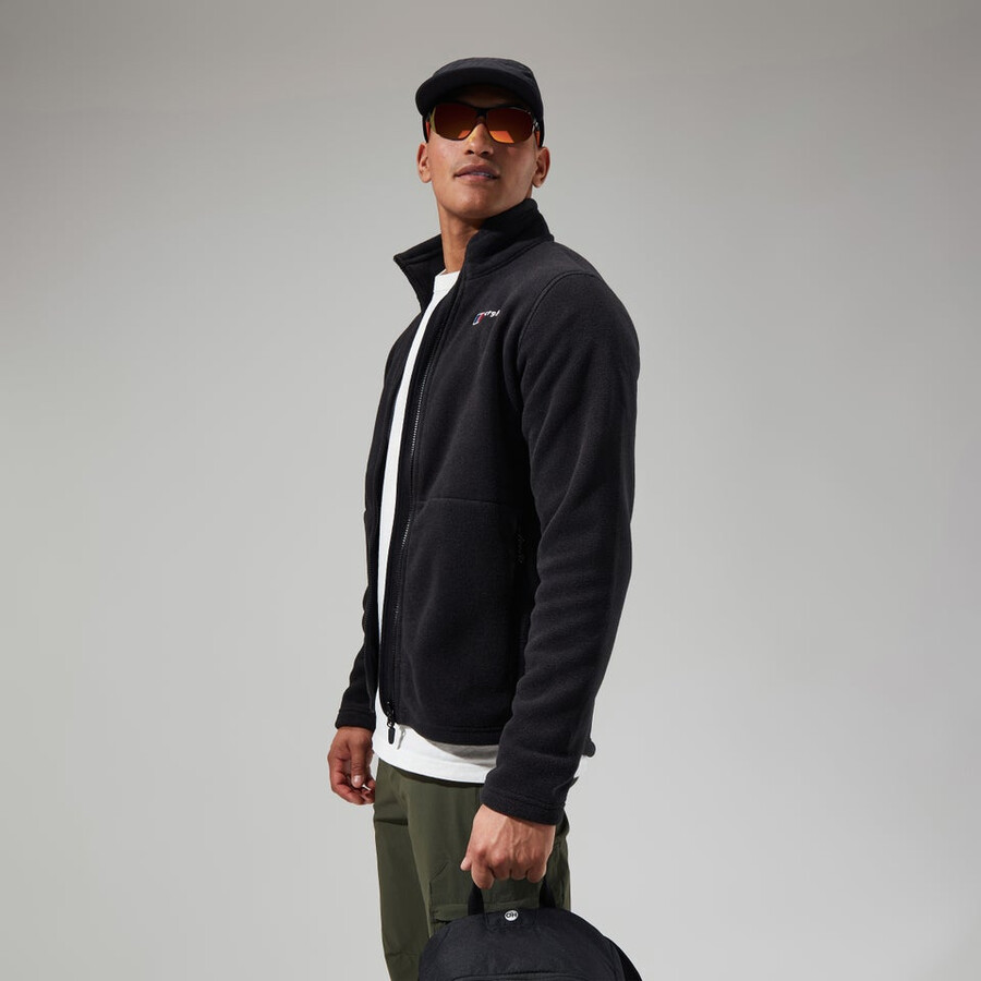 mens prism polartec interactive jacket - black berghaus