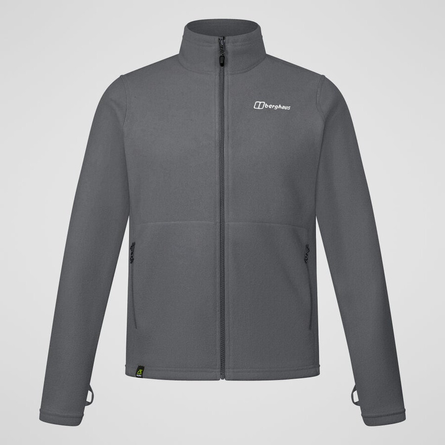 mens prism interactive polartec fleece jacket - grey berghaus