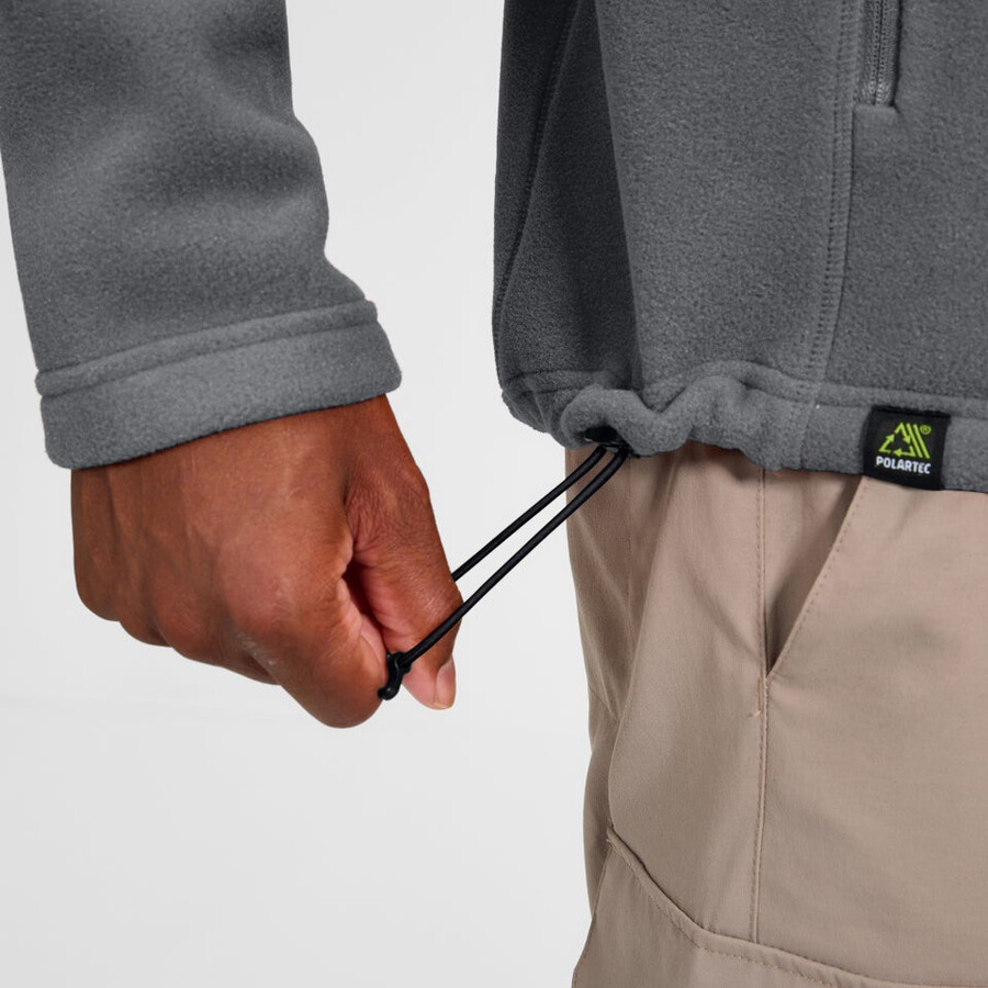 mens prism interactive polartec fleece jacket - grey berghaus