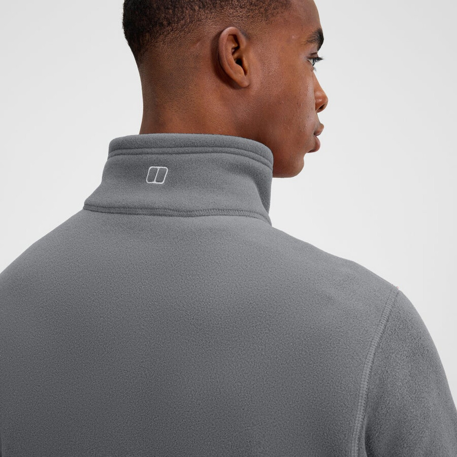 mens prism interactive polartec fleece jacket - grey berghaus