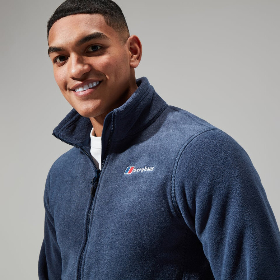 mens prism polartec interactive jacket - dark blue berghaus