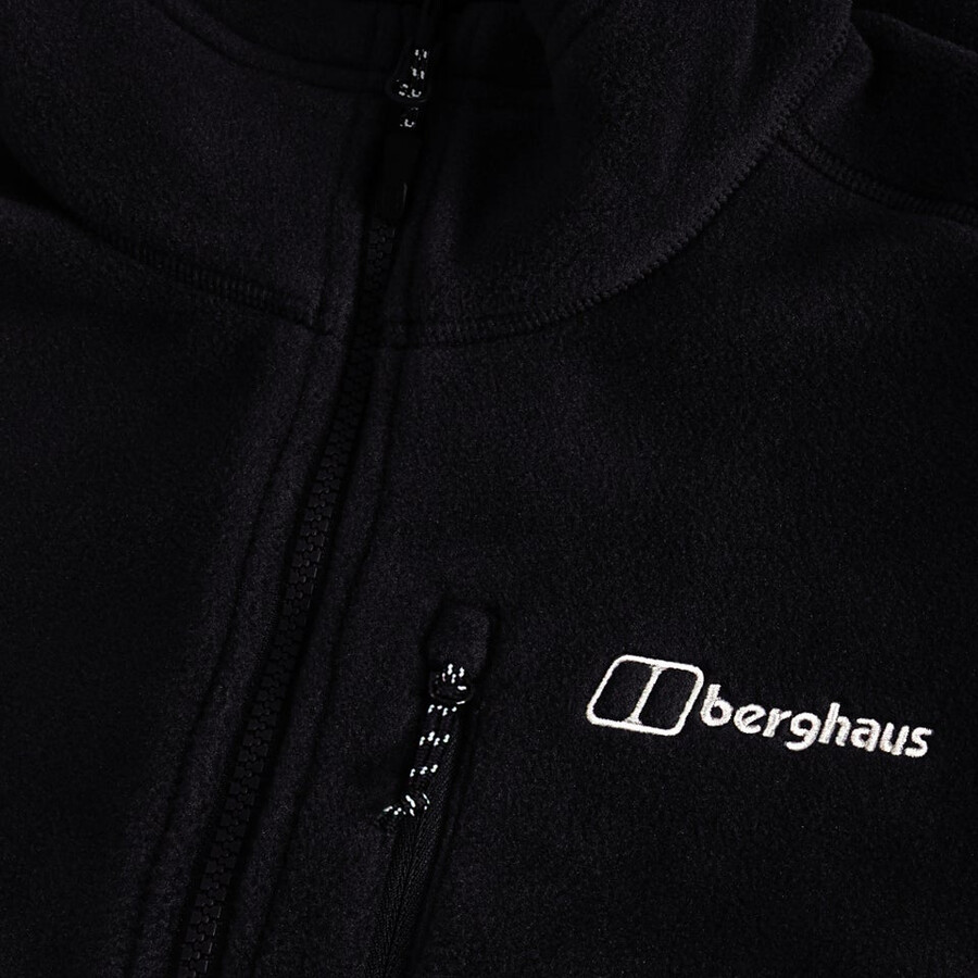 mens prism interactive polartec fleece gilet - black berghaus