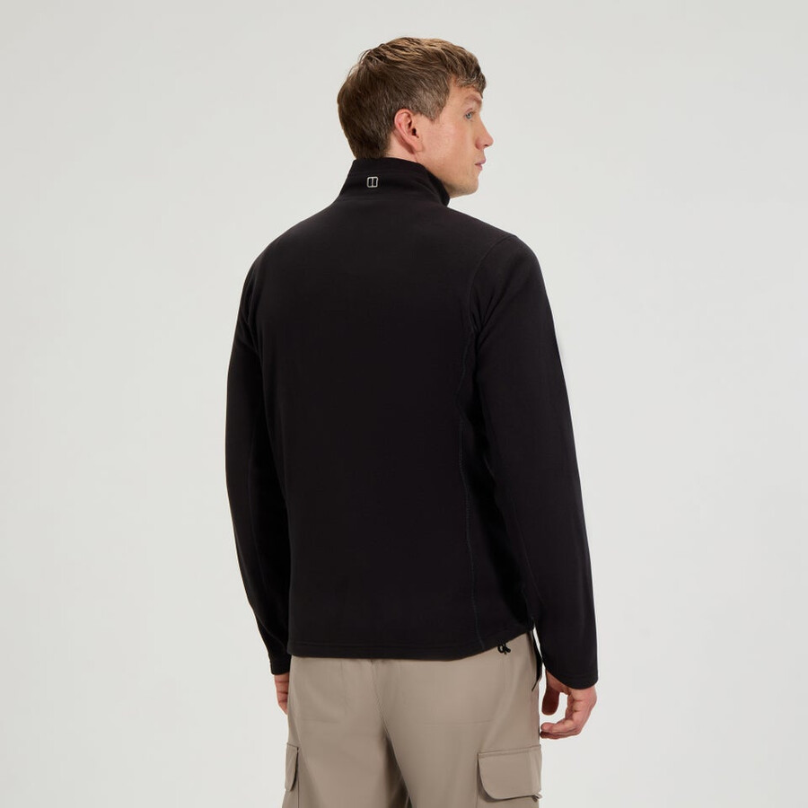 mens prism micro interactive polartec fleece jacket - black berghaus
