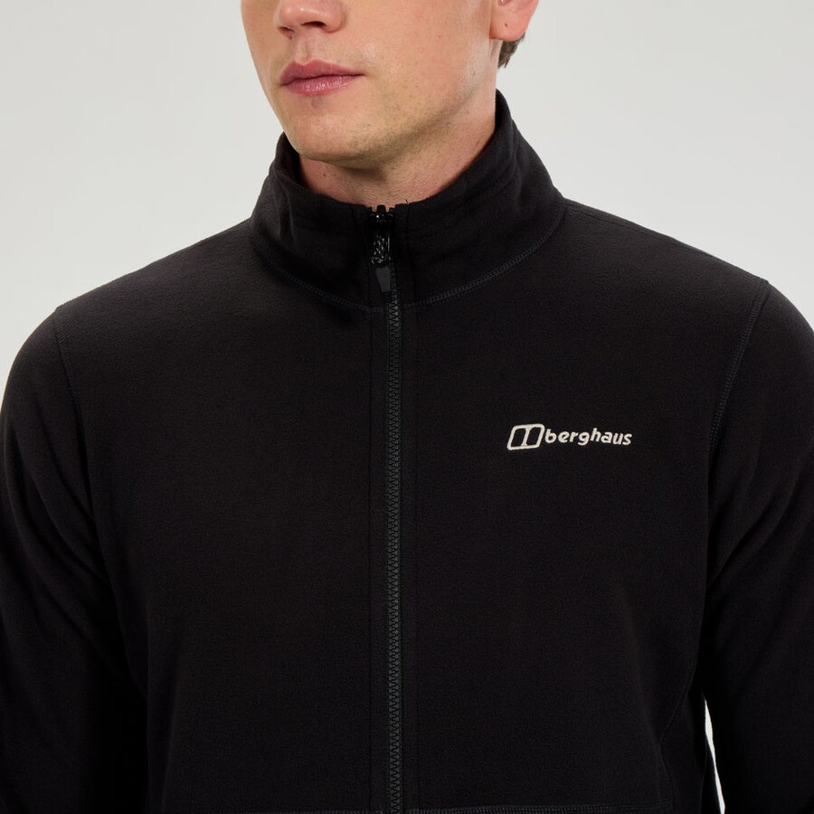 mens prism micro interactive polartec fleece jacket - black berghaus