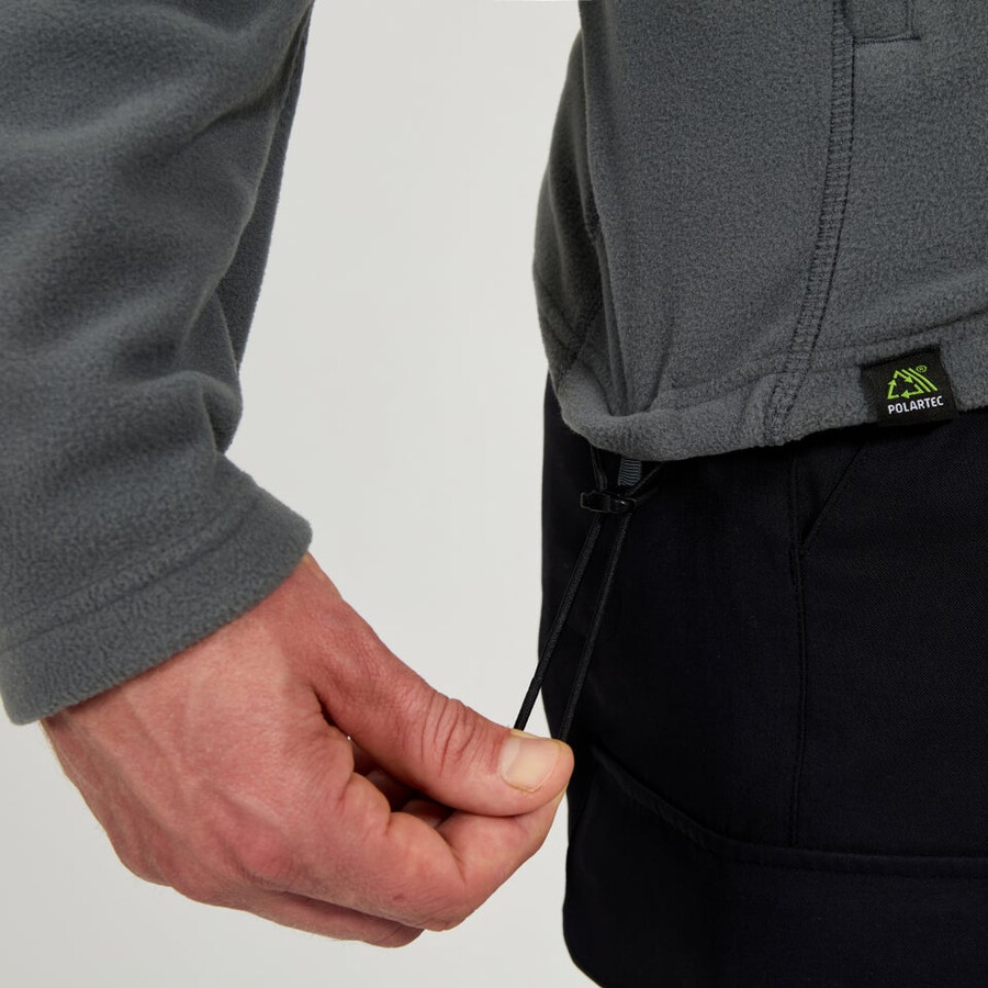 mens prism micro interactive polartec fleece jacket - grey berghaus