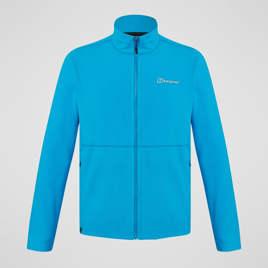 mens prism micro interactive polartec fleece jacket - blue berghaus