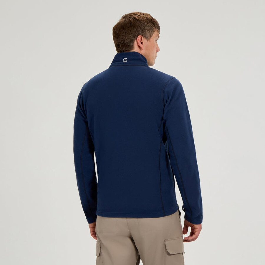 mens prism micro interactive polartec fleece jacket - blue berghaus