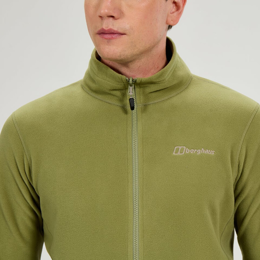 mens prism micro interactive polartec fleece jacket - green berghaus