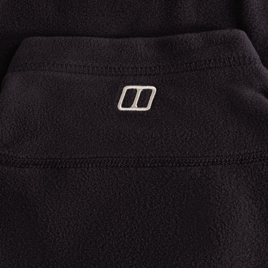 mens prism micro half zip polartec fleece - black berghaus