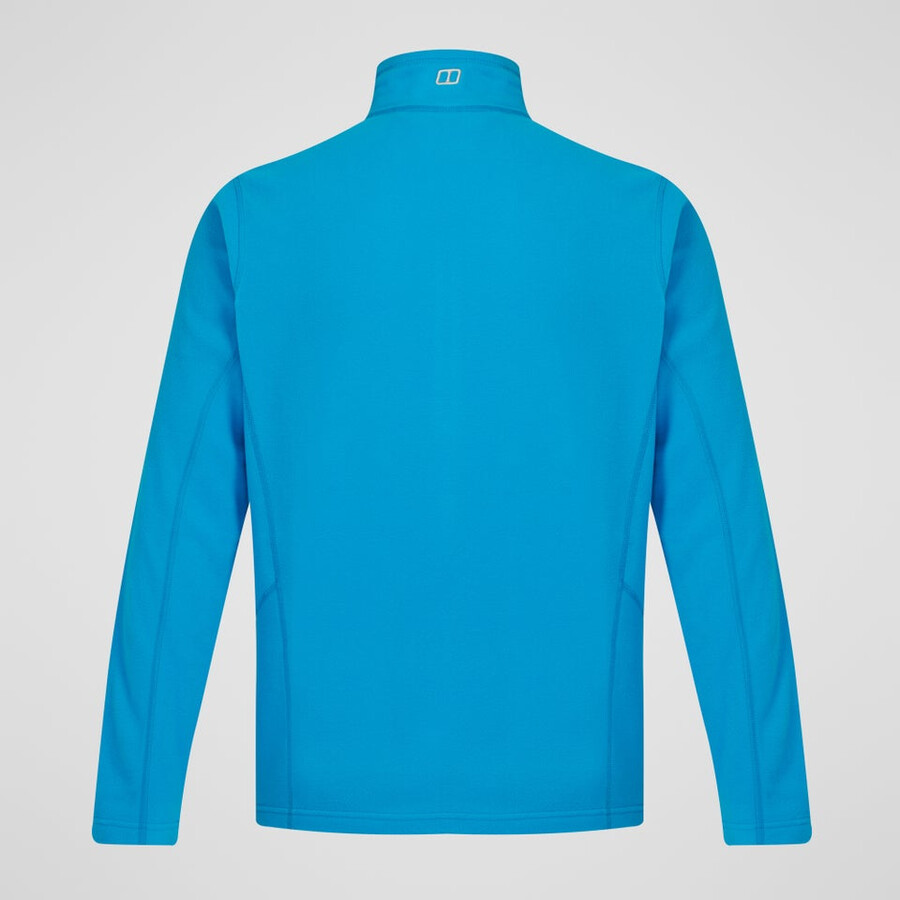 mens prism micro half zip polartec fleece - blue berghaus