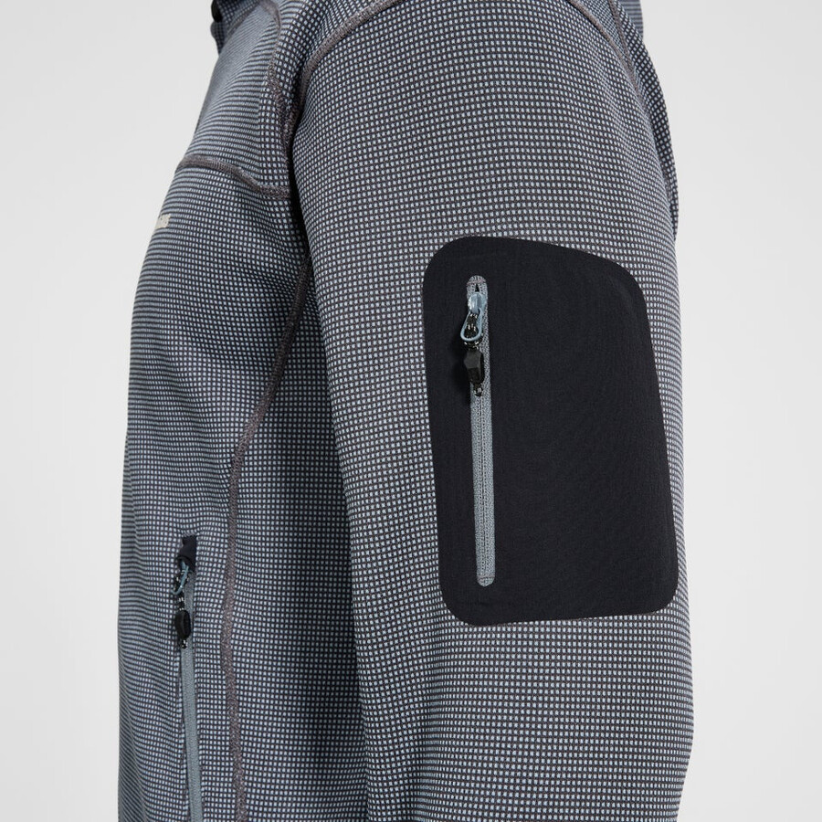 mens pravitale mtn 2.0 hooded fleece jacket - grey berghaus