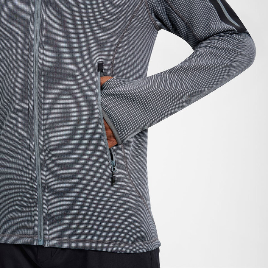 mens pravitale mtn 2.0 hooded fleece jacket - grey berghaus