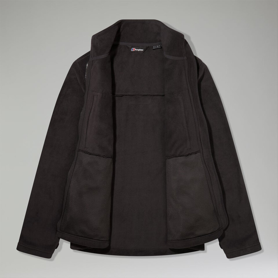 mens prism guide interactive polartec fleece jacket - black berghaus