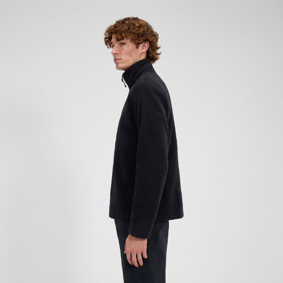 mens prism half zip polartec fleece - black berghaus