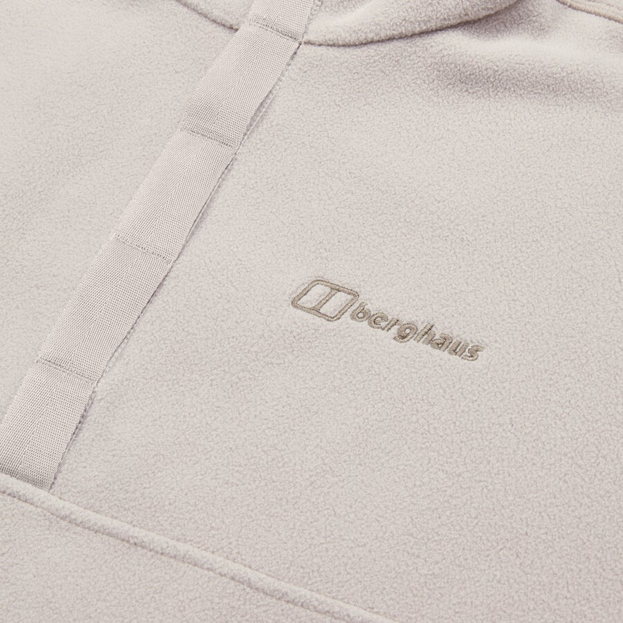 mens felltop snap fleece pullover - grey berghaus