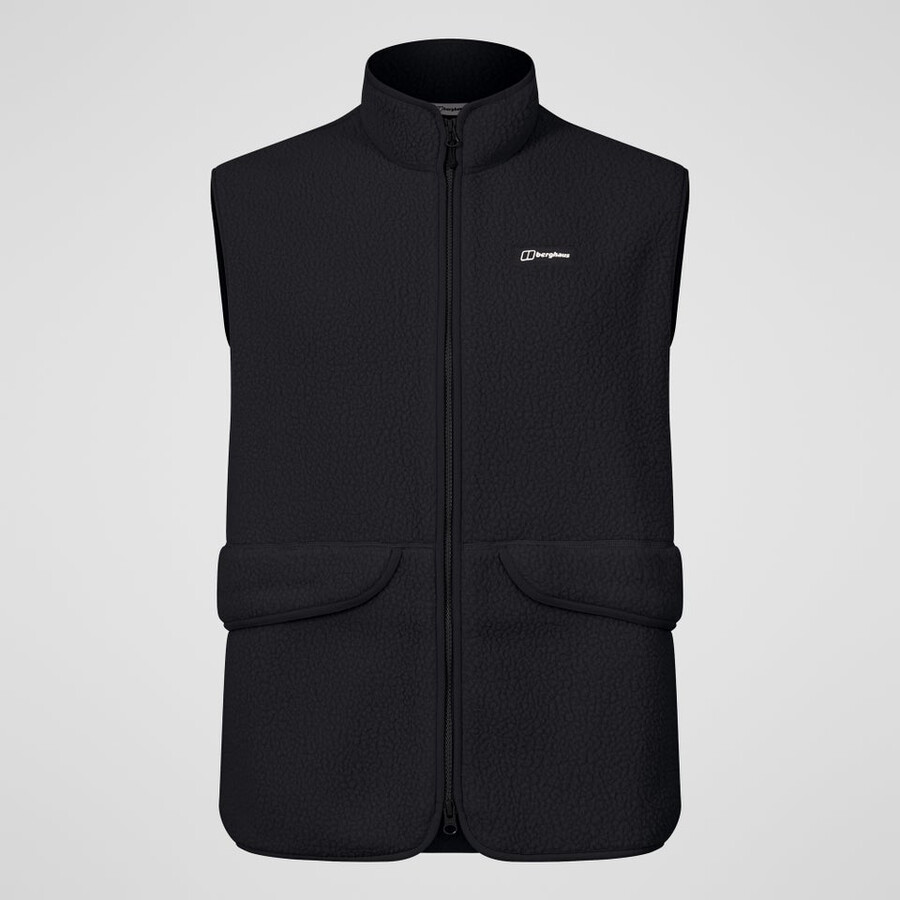 mens hanby relaxed vest - black berghaus
