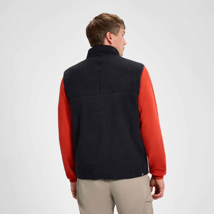 mens hanby relaxed vest - black berghaus