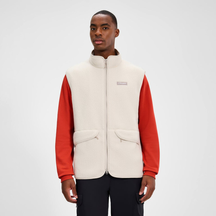 mens hanby relaxed vest - grey berghaus