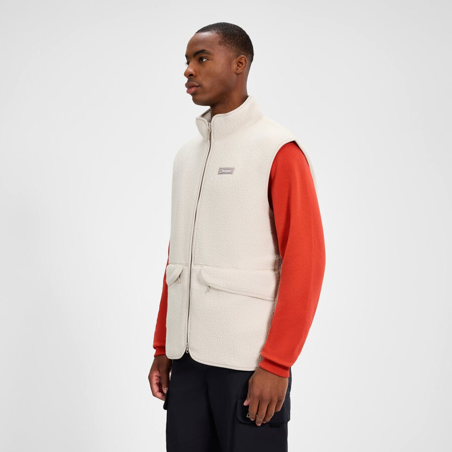 mens hanby relaxed vest - grey berghaus
