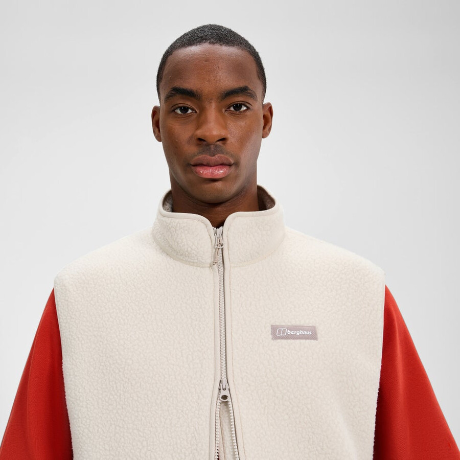 mens hanby relaxed vest - grey berghaus